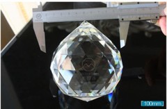 100mm Chandelier Lamp Crystal Ball Prism Hanging Drops Suncatcher Pendant DIY