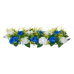VEVOR Flower Balls Wedding Centerpieces Fake Flower Arrangement Blue+White 10PCS
