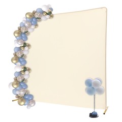 6.56ft Metal Backdrop Stand Wedding Backdrop Stand Photography Background Stand