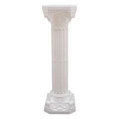 2x Roman Pillar Greek Column Statue Wedding Pedestal Stand Scenery Decoration