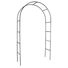7.9 FT Black Metal Arch For Wedding Party Bridal Prom Garden Floral Decoration