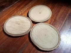 14cm natural tree trunk wood slice craft wedding table centre piece 