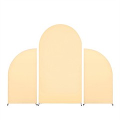 Set Of 3 Wedding Arch Cover Double Sided High Elasticity Arch Backdrop Decor