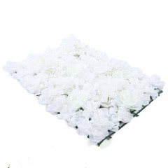 6 Pcs Artificial Flower Wall Panel Venue Backdrop Wedding Party Background Decor