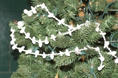 Seashell Wedding Arch Hanging Decor Garland, Long Size White Shells, 96″+ G-94