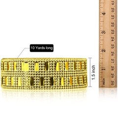 10 Yards Bling Wrap Ribbon Rhinestone Diamond Ribbon Rose Gold Acrylic Wrap Mesh