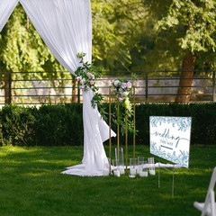 3 Pack 14.5” x 10.5” Wedding This Way Signs Double Sided Printed Wedding Dire…