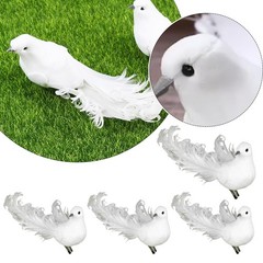 Artificial Bird for d��cor Christenings Decorative Feathers Foam For Wedding
