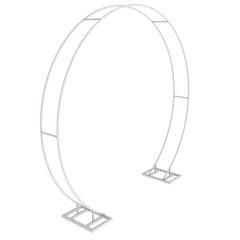 Oversize Large Round Wedding Arch Backdrop Stand Double Hoop Party Drapery Frame