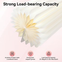 Set of 4 DIY Cardboard Flower Cake Stand Weddings Centerpiece Decoration Column