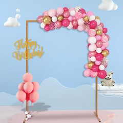2*1.5m Balloon Wedding Backdrop Stand Balloon Frame Stand Garden Decoration