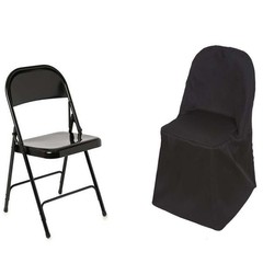 10 POLYESTER FOLDING CHAIR COVERS Wedding Party Banquet Reception Decorations