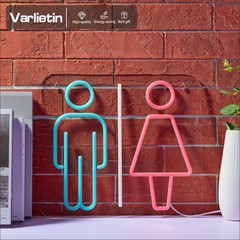 Restroom Neon Sign for Wall Decor, Toilet LED Business Neon Signs Lights for …