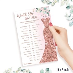 PRESTIGE Bridal 10.2 inches x 8.1 x 0.5 inches, 50 Set + Mimosa Bar