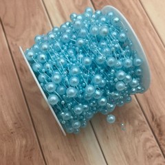 200ft Artificial Pearl Bead Garland Roll Wedding Party Christmas Tree Decor