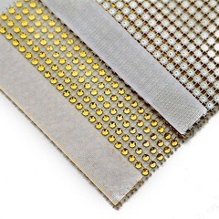 4 GOLD Rhinestone Mesh CURTAIN Tie Backs Drapery Holdbacks Party