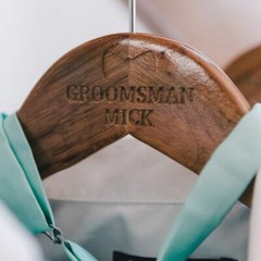 Personalised Wedding Bridal Party Hangers