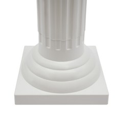 White Roman Pillar Columns Set of 4 European Style Event Decor Model 1607