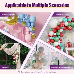 10x20ft Backdrop Stand Wedding Party Backdrop Stand Pipe Kit Curtain Frame NEW