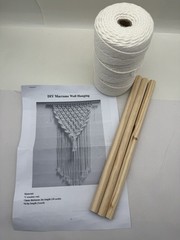 DIY Macrame Wall Hanging Kits, 3 Patterns Macrame DIY Wall Hangers *READ DESCR..