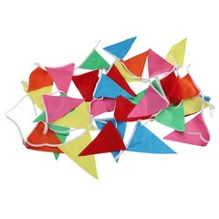 For Garden Parties Birthday Baby Shower Decor Triangle Flags Decoration 36 Flags