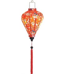 Vietnamese Elegance: Handcrafted Silk Lantern Set 4 pcs
