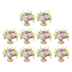 10PCS Metal Planter Elegant Wedding Centerpieces Vase for Wedding Party Decor