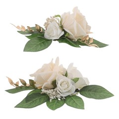 2 PCS Flower Decorations for Party Tables Artificial Floral Arrangements