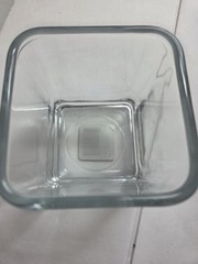 12 pcs 3 1/2″ Square Clear Glass Wedding Centerpieces Vase NIB