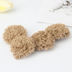 24PCS making burlap flowers flower brooch craft in 1 Set Small flowers for