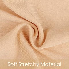 Pack of Stretch Sequin Chair Sashes Chair Bands One-Sided Sequins 25 Light Gold