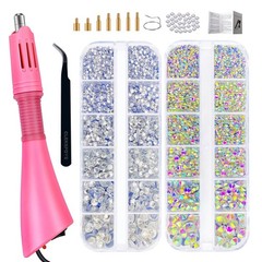 Hotfix Rhinestones Bedazzling Kit,Iron-on Hot Fix Crystal-Craystal AB