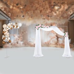 6x3m Wedding Backdrop Stand Pipe Kit carbon steel Curtain Frame Baby Shower