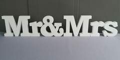 Lettering “Mr & Mrs” letters 30-50 cm proposal engagement wedding display
