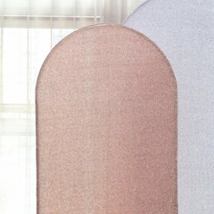 6 ft Fitted Metallic Spandex Round Top Wedding Arch Backdrop STAND COVER Party
