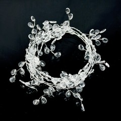 1.5M Acrylic Crystal Beads Curtain Garland Branch String Party Wedding Decor
