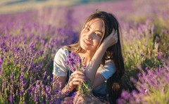 350 Stems 2 Bundles Dried Lavender Flowers, 17″ Natural ple Flowers