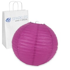 10 pcs 8″ inch Chinese Paper Lantern – Fuchsia – Wedding Party Event jh