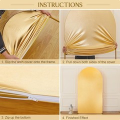 Arch Cover Backdrop Cover 1 Pieces Elastic for Wedding Birthday Photo Background