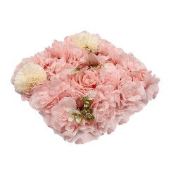 12pcs Artificial Flower Wall Background Silk Rose Mat For Wedding Backdrop Wall