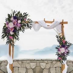 Artificial Wedding Arch Flowers Kit Artificial Flowers for Wedding Decoration