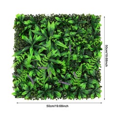 12 Pieces Greenery Wall Panels Artificial Greenery Panels Outdoor/Indoor Wedding