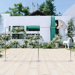 3x3m/3x6m Telescopic Heavy Duty Pipe and Drape Kit Wedding Backdrop Stand SALE