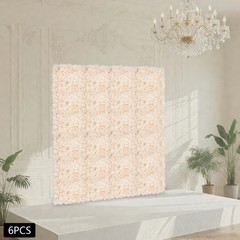 40x60cm Artificial Fake Flower Wall Panel Banquet Wedding &Party Decor 6pc