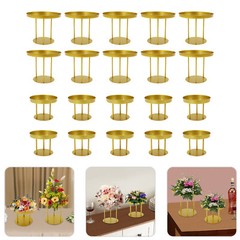 20cm/30cm Circular Flower Stands 10Pcs Wedding Flower Stand, Gold Flower Stand