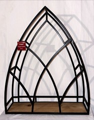 Black Metal Arch Shelf/Decoration – Wall Mount/Tabletop