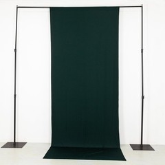 5 ft x 10 ft HUNTER GREEN 4-Way Stretch Spandex Divider Backdrop Curtain Wedding