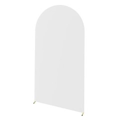 Round Top Double Sided Arch Backdrop Cover For Decorating Birthday Party Wedding