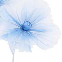 3-Head Wedding Artificial Flower Gradient Blue Wedding Decor Artificial Flower