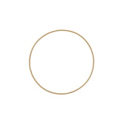28-Inch wide Gold Metal Round Hoop Hanging Wreath Ring Wedding Party Decorations